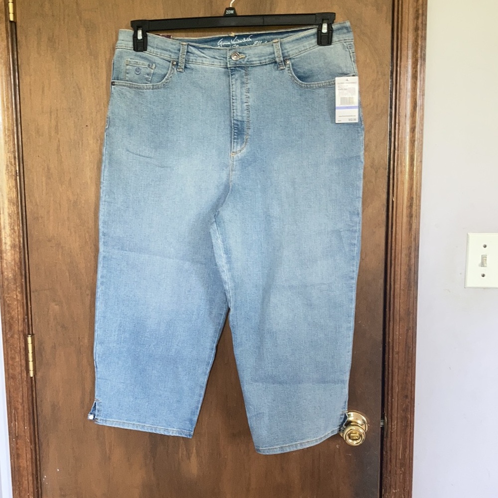 Gloria Vanderbilt Amanda Capri jean classic rise size 18 - Picture 11 of 17